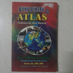 Cover of BUKU PINTAR & ATLAS INDONESIA dan DUNIA