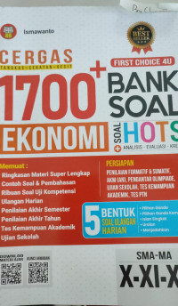 Image of Cergas Tangkas-Cekatan-Gesit: 1700+ BANK SOAL EKONOMI