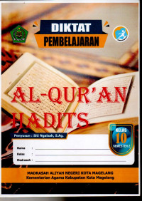 Image of Diktat Pembelajaran Al-Quran Hadits