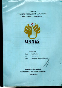 Image of Laporan Praktik Pengalaman Lapangan 2 di MAN 1 Kota Magelang
