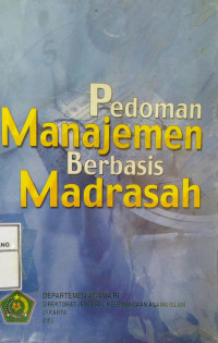 Image of Pedoman Manajemen Berbasis Madrasah