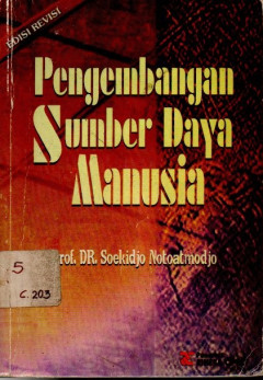 Cover of Pengembangan Sumber Daya Manusia